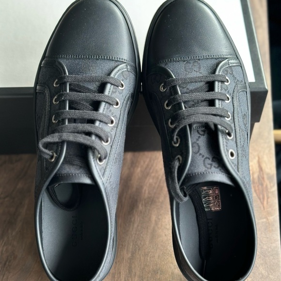 GUCCI CANVAS MENS SHOES BRAND NEW SIZE 41.5 - Picture 3 of 5